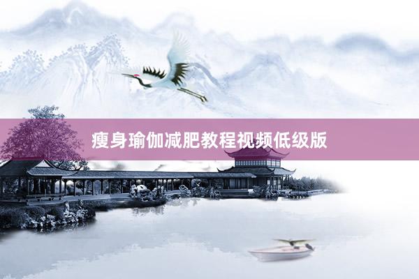瘦身瑜伽减肥教程视频低级版