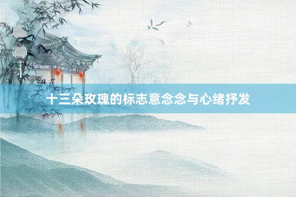 十三朵玫瑰的标志意念念与心绪抒发